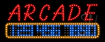 Arcade Animated LED Sign