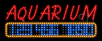Aquarium Animated LED Sign