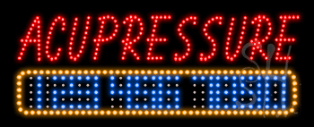 Acupressure Animated LED Sign