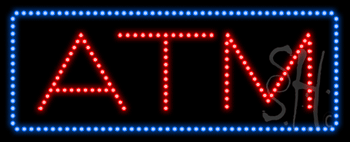 ATM Cash Animated LED Sign