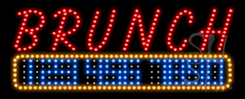 Brunch Animated LED Sign