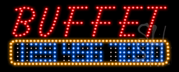 Buffet Animated LED Sign