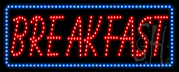 Breakfast Animated LED Sign