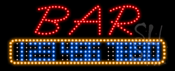 Bar Animated LED Sign