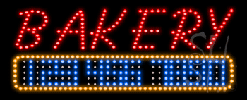 Bakery Animated LED Sign