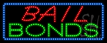 Bail Bonds Animated LED Sign