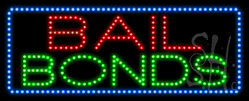 Bail Bonds Animated LED Sign