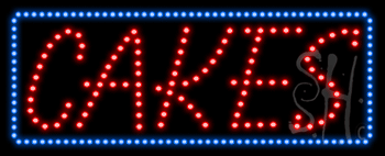 Cakes Animated LED Sign