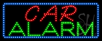 Car Alarm Animated LED Sign