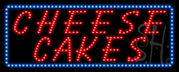 Cheese Cakes Animated LED Sign