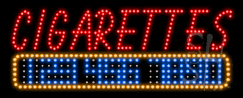 Cigarettes Animated LED Sign