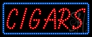 Cigars Animated LED Sign