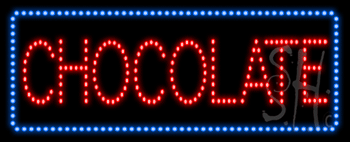 Chocolate Animated LED Sign