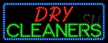 Dry Cleaners Animated LED Sign