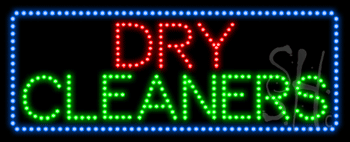 Dry Cleaners Animated LED Sign