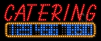 Catering Animated LED Sign