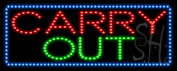 Carry Out Animated LED Sign