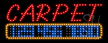 Carpet Animated LED Sign