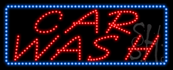 Car Wash Animated LED Sign