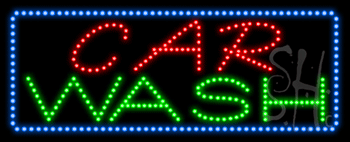 Car Wash Animated LED Sign