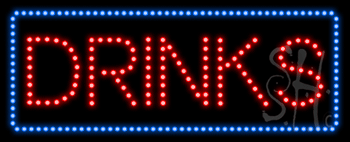 Drinks Animated LED Sign