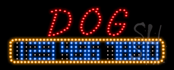 Dog Training Animated LED Sign