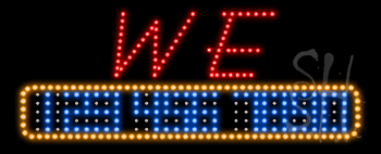 We Deliver Animated LED Sign