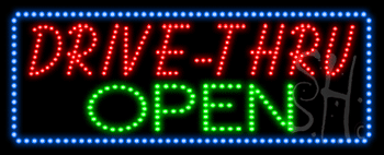 Drive-Thru Open Animated LED Sign