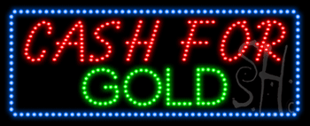 Cash For Gold Animated LED Sign
