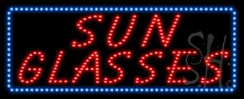 Sun Glasses Animated LED Sign