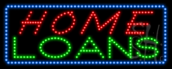 Home Loans Animated LED Sign