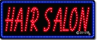 Hair Salon Animated LED Sign