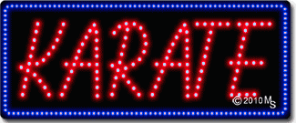 Karate Animated LED Sign