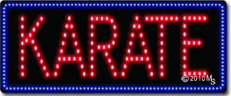Karate Animated LED Sign