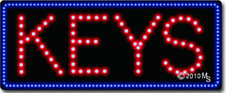 Keys Animated LED Sign