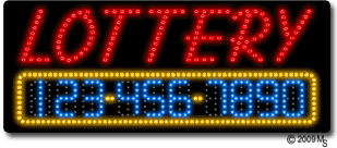 Lottery Animated LED Sign