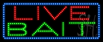 Live Bait Animated LED Sign