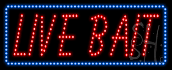 Live Bait Animated LED Sign