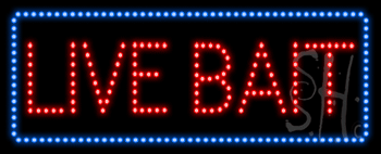 Live Bait Animated LED Sign