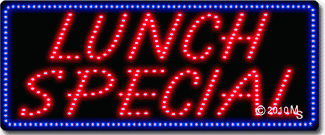 Lunch Special Animated LED Sign