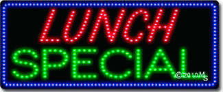 Lunch Special Animated LED Sign