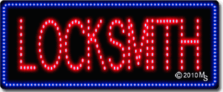 Locksmith Animated LED Sign