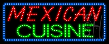 Mexican Cuisine Animated LED Sign