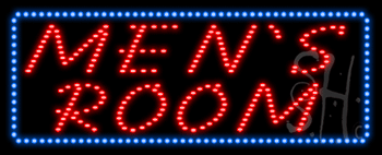 Mens Room Animated LED Sign