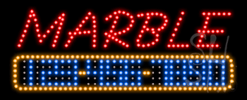 Marble and Stone Animated LED Sign