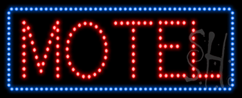 Motel Animated LED Sign