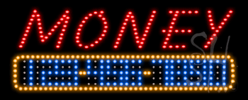 Money Order Animated LED Sign