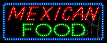Mexican Food Animated LED Sign