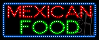 Mexican Food Animated LED Sign