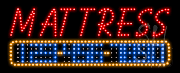 Matress Animated LED Sign